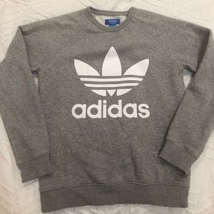 Addidas Grey Crewneck